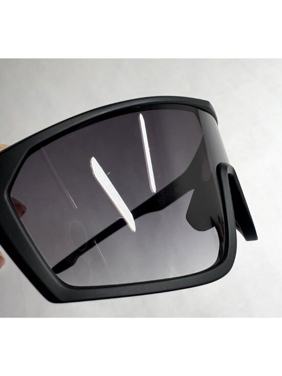Poppy Lissiman Monza Shield Sunglasses in Black main image 5